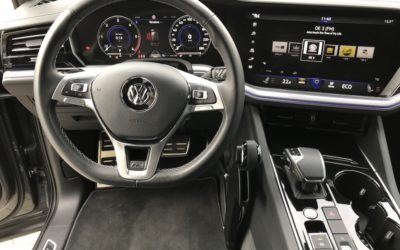 VW Touareg …. Handbediengerät der Luxusklasse – elegant und einfachste Bedienung